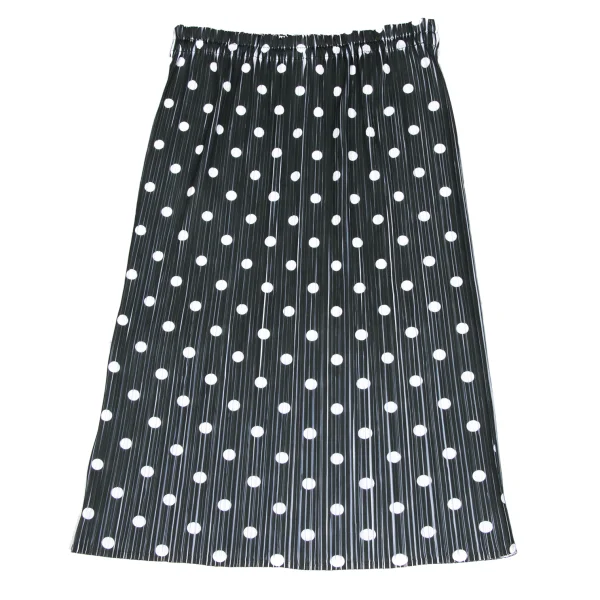 PLEATS PLEASE Pleated Dot Print Skirt K-173728_002