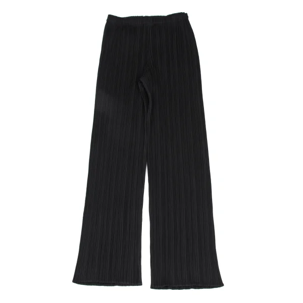 PLEATS PLEASE Pleated Straight Pants Black 1 K-173729_001