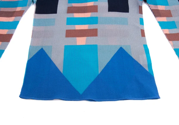 ISSEY MIYAKE me Stretch Pleated Shrimp Print Top K-173735_007