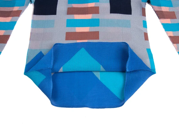ISSEY MIYAKE me Stretch Pleated Shrimp Print Top K-173735_008