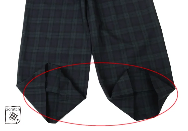 JUNYA WATANABE COMME des GARCONS Poly Wool Checked Wide Pants K-173741_007