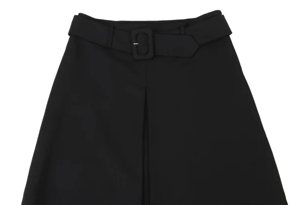 JUNYA WATANABE COMME des GARCONS Wool Mohair Belted Tuck Skirt K-173742_003