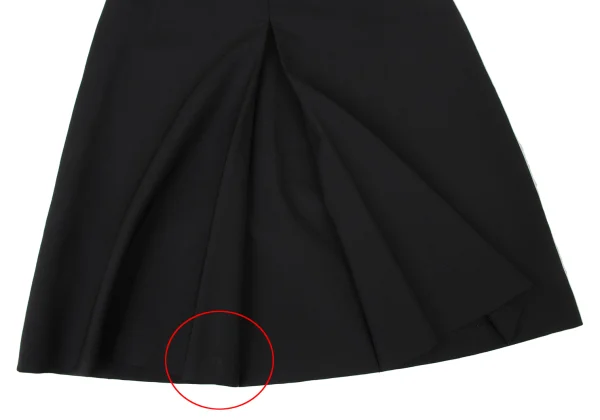 JUNYA WATANABE COMME des GARCONS Wool Mohair Belted Tuck Skirt K-173742_009