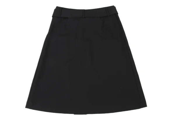 JUNYA WATANABE COMME des GARCONS Wool Mohair Belted Tuck Skirt K-173742_012