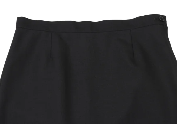 JUNYA WATANABE COMME des GARCONS Wool Poly Hem Pleats Switching Skirt K-173743_004