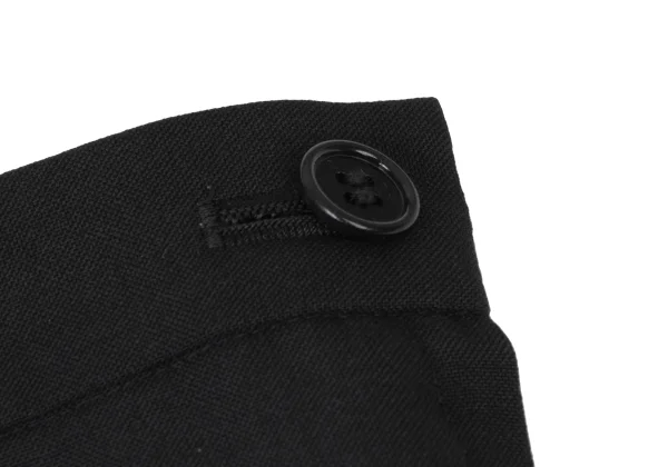 JUNYA WATANABE COMME des GARCONS Wool Poly Hem Pleats Switching Skirt K-173743_005