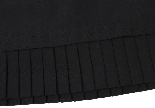JUNYA WATANABE COMME des GARCONS Wool Poly Hem Pleats Switching Skirt K-173743_008
