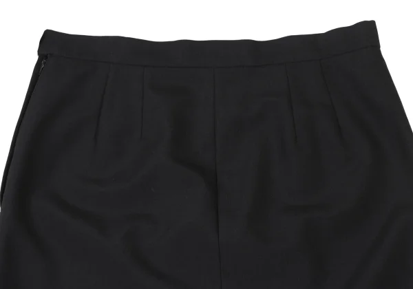 JUNYA WATANABE COMME des GARCONS Wool Poly Hem Pleats Switching Skirt K-173743_011