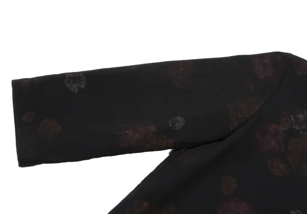 tricot COMME des GARCONS Floral Inside Print Round-collar Blouse K-173747_010