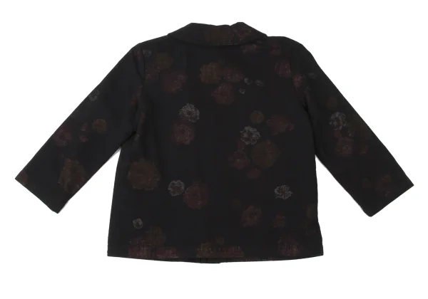 tricot COMME des GARCONS Floral Inside Print Round-collar Blouse K-173747_015