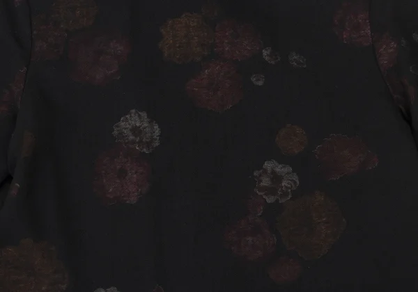 tricot COMME des GARCONS Floral Inside Print Round-collar Blouse K-173747_016
