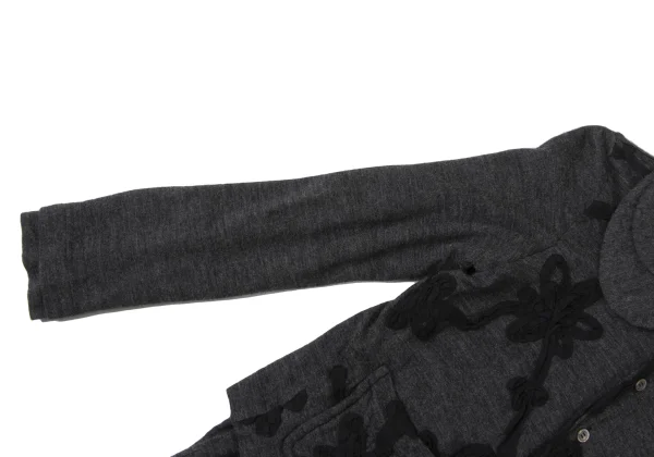 tricot COMME des GARCONS Wool Layered Design Tape Patch Knit Shirt K-173748_007