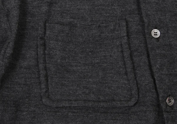 tricot COMME des GARCONS Wool Layered Design Tape Patch Knit Shirt K-173748_013