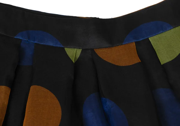 tricot COMME des GARCONS Silk Colorful Dot Print Layered Skirt K-173750_006