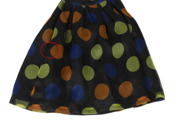 tricot COMME des GARCONS Silk Colorful Dot Print Layered Skirt K-173750_008