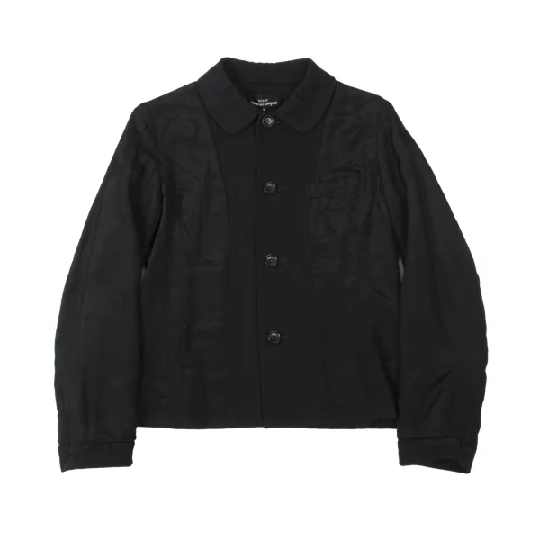 tricot COMME des GARCONS Switching Design Round-collar Jacket K-173753_002