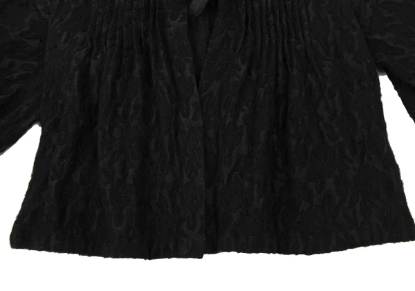 tricot COMME des GARCONS Brushed Floral Embroidery Pintuck Design Short Jacket K-173755_009