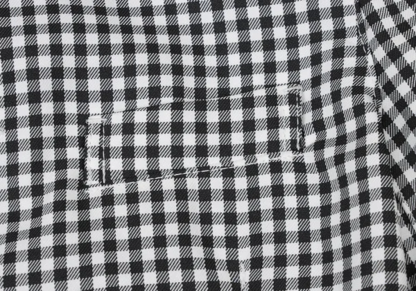BLACK COMME des GARCONS Check Poly Puckered Jacket K-173757_006