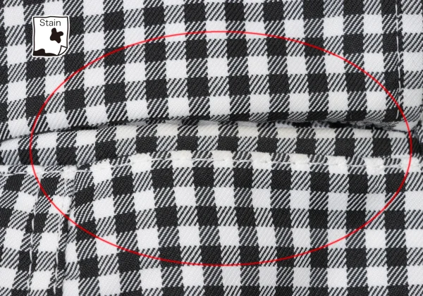 BLACK COMME des GARCONS Check Poly Puckered Jacket K-173757_011