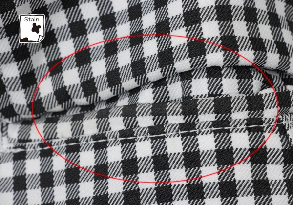 BLACK COMME des GARCONS Check Poly Puckered Jacket K-173757_014