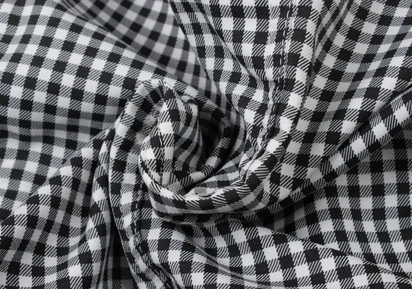 BLACK COMME des GARCONS Check Poly Puckered Jacket K-173757_018