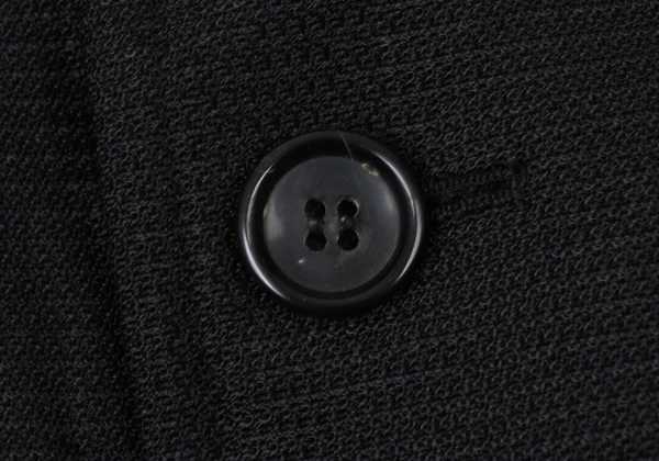 COMME des GARCONS Nylon Round Collar Asymmetry Double Short Jacket K-173758_007