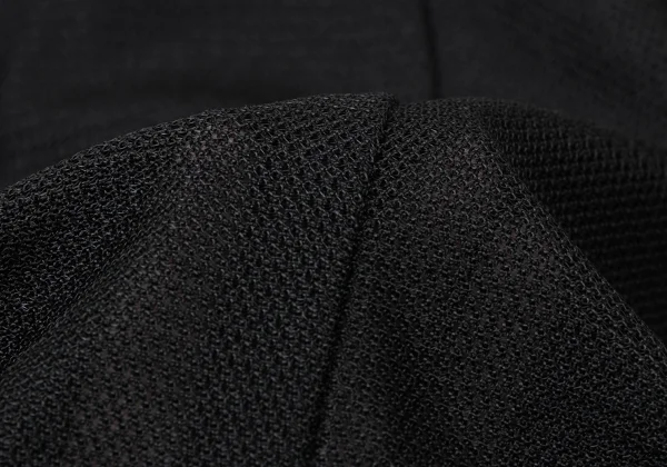 COMME des GARCONS Nylon Round Collar Asymmetry Double Short Jacket K-173758_012
