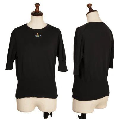 Vivienne Westwood Red Label Cotton Orb Embroidery Knit Top
