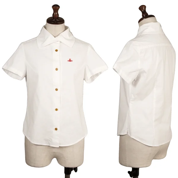 Vivienne Westwood Red Label Stretch Cotton Blouse White 2 K-173760_001