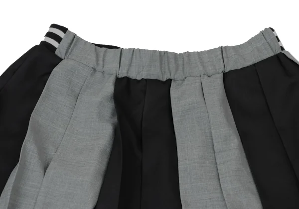 FRAPBOIS Poly Switching Pleats Skirt K-173763_004