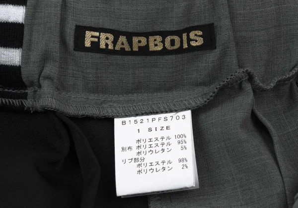 FRAPBOIS Poly Switching Pleats Skirt K-173763_012