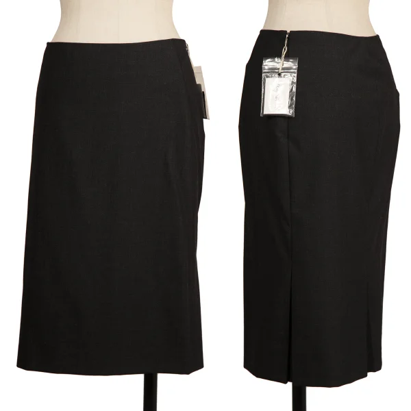 agnes b. Wool Skirt Charcoal 36 K-173767_001