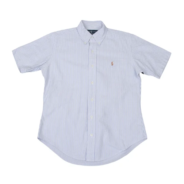 Ralph Lauren Striped Short Sleeve Shirt Sky blue,White M K-173772_001