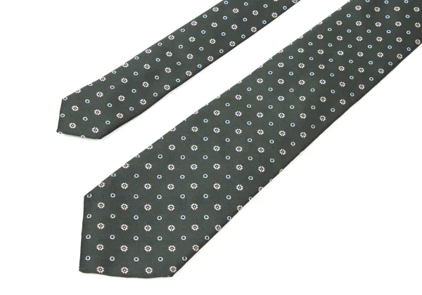 Aquascutum Silk Dot Embroidery Tie K-173776_003