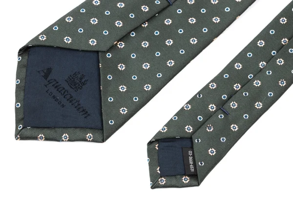 Aquascutum Silk Dot Embroidery Tie K-173776_005