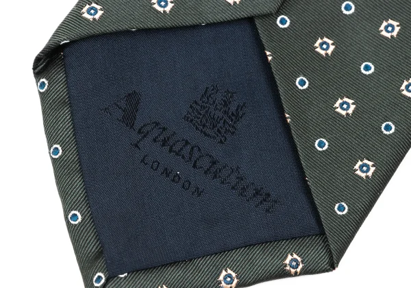 Aquascutum Silk Dot Embroidery Tie K-173776_006
