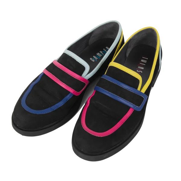 CAMPER TWINS Colorful Piping Loafer Black 38 K-173778_001