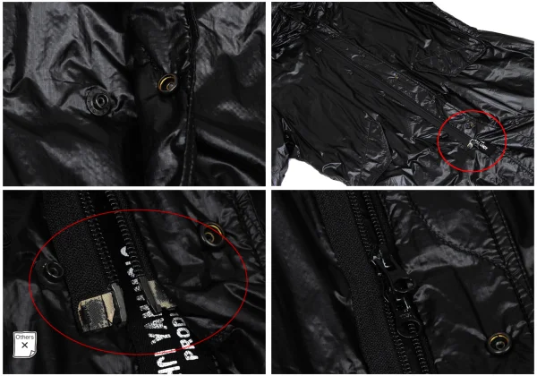 Yohji Yamamoto POUR HOMME Thinsulate Nylon Quilted Mods Coat K-173785_013