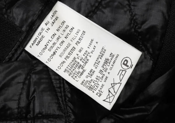 Yohji Yamamoto POUR HOMME Thinsulate Nylon Quilted Mods Coat K-173785_018