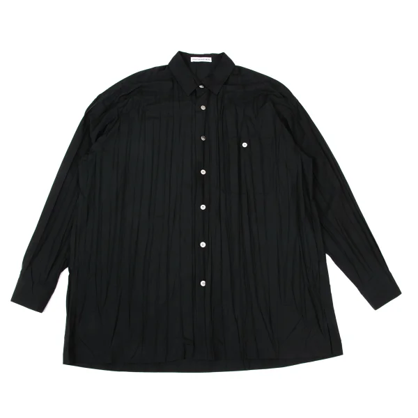 ISSEY MIYAKE MEN Poly Wrinkled Pleats Shirt Black L K-173789_001
