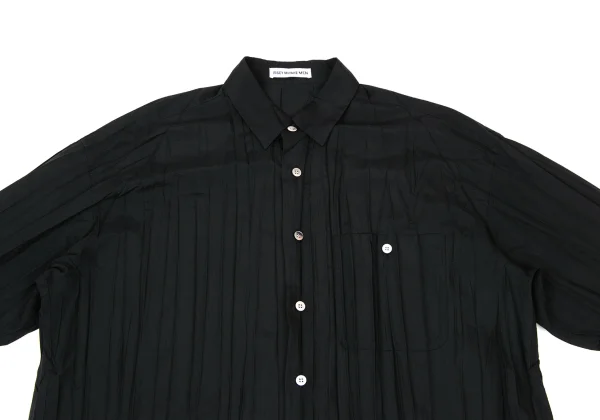 ISSEY MIYAKE MEN Poly Wrinkled Pleats Shirt K-173789_002