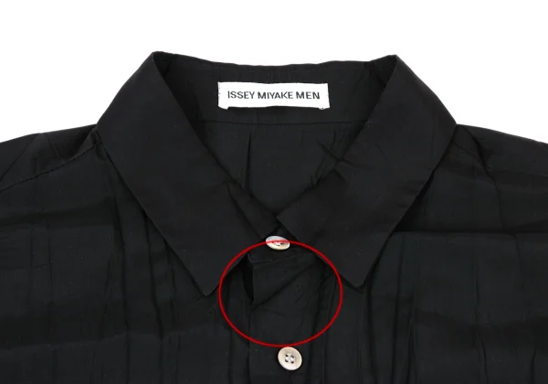 ISSEY MIYAKE MEN Poly Wrinkled Pleats Shirt K-173789_003