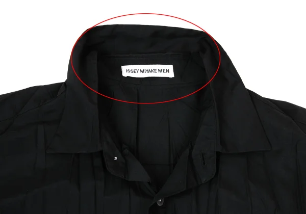ISSEY MIYAKE MEN Poly Wrinkled Pleats Shirt K-173789_005