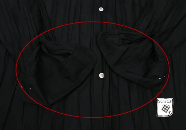 ISSEY MIYAKE MEN Poly Wrinkled Pleats Shirt K-173789_011