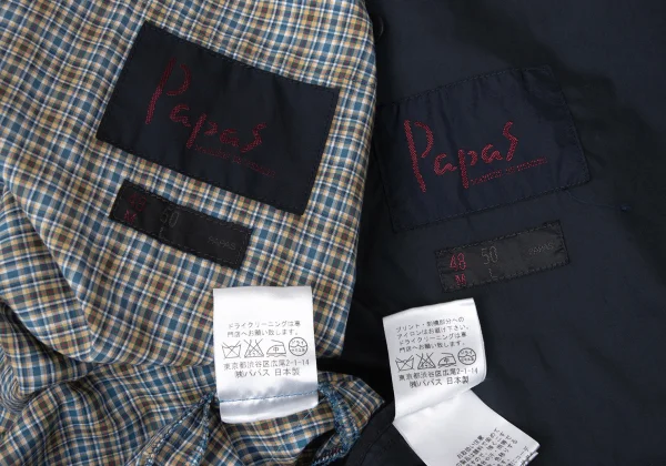 Papas Cotton Poly Check Lined Coat K-173793_018