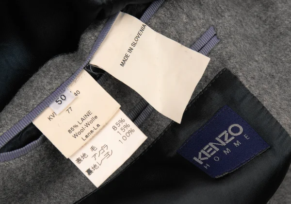 KENZO Wool Angora Tailored Jacket K-173796_020