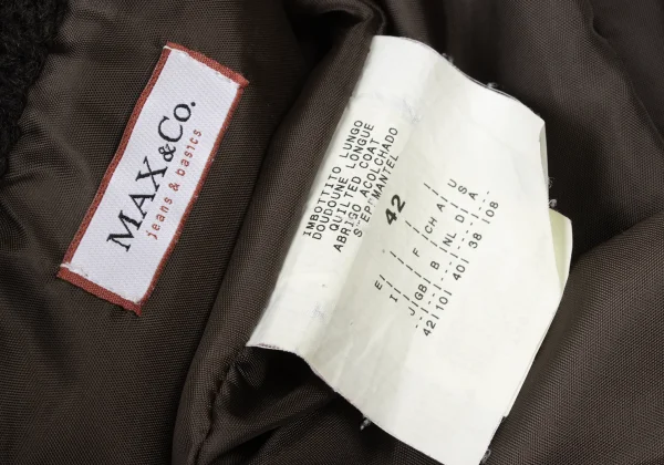 MAX&Co Rib Switching Padding Coat K-173798_018