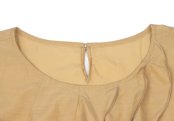 L'EQUIPE YOSHIE INABA Cupro Cotton Frill Blouse K-173802_004
