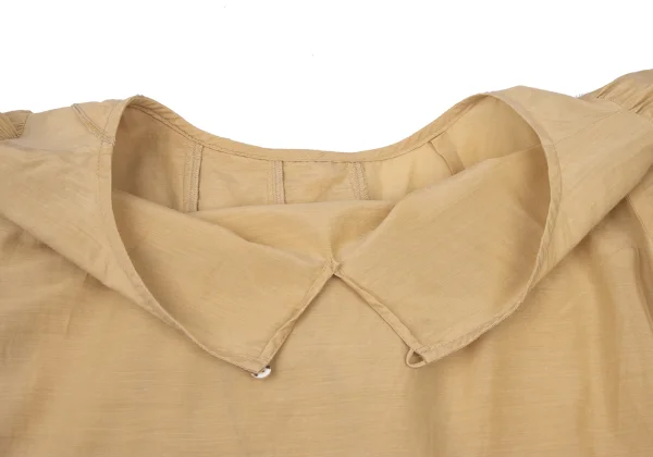 L'EQUIPE YOSHIE INABA Cupro Cotton Frill Blouse K-173802_013