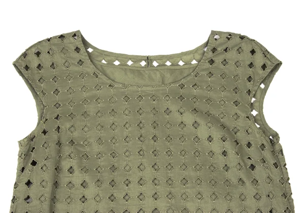 L'EQUIPE YOSHIE INABA Dot Openwork Layered Blouse K-173803_003